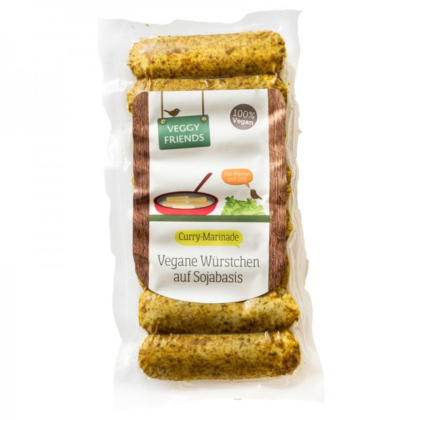 Veggy Friends Würstchen Curry-Marinade VPE