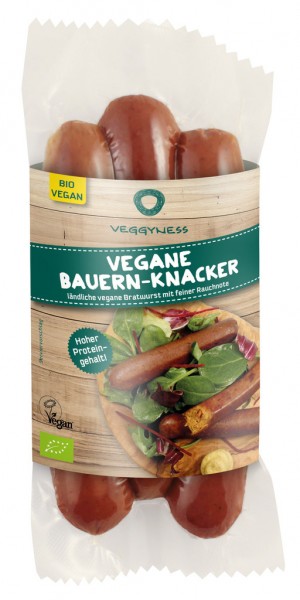 Veggyness Vegane BIO Bauern-Knacker VPE