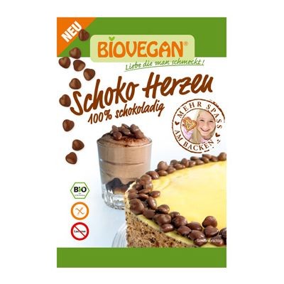 Biovegan Dekor Schoko Herzen VPE