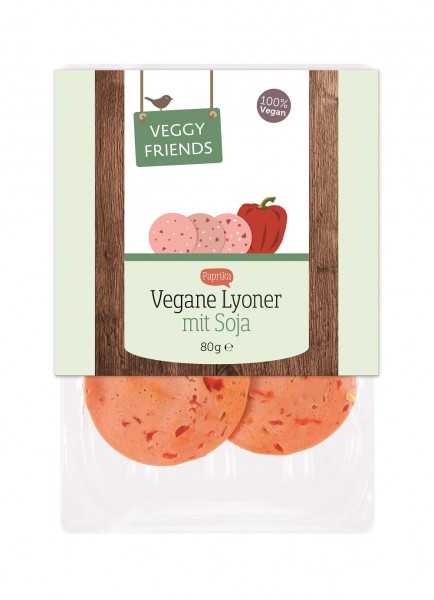 Veggy Friends Aufschnitt Lyoner Paprika VPE