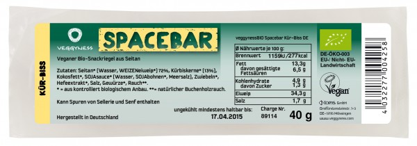 Veggyness BIO Spacebar Kür-Biss VPE